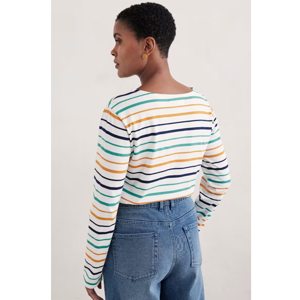 Seasalt Multi-Coloured Striped Sailor Shirt